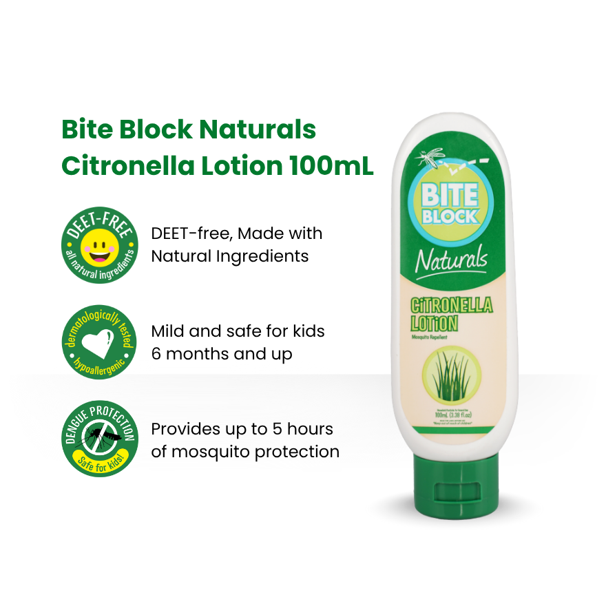 Bite Block Naturals Citronella Lotion 100mL Bite Block