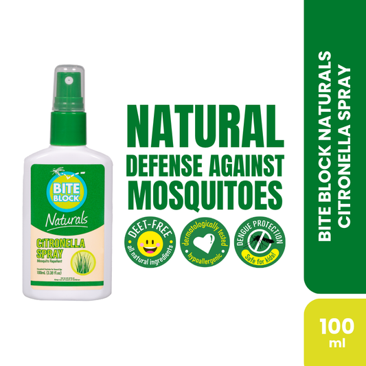 Bite Block Naturals Citronella Spray with Eucalyptus 100ml Bite Block