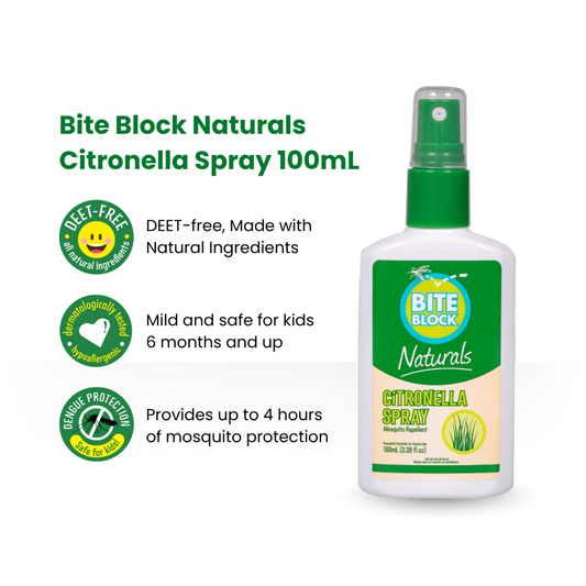 Bite Block Naturals Citronella Spray with Eucalyptus 100ml Bite Block