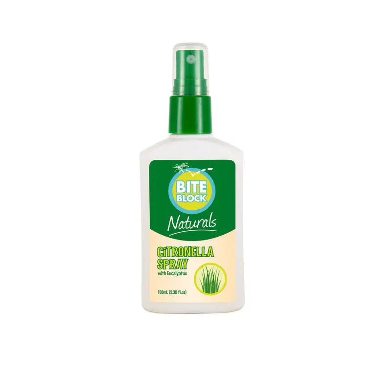 Bite Block Naturals Citronella Spray with Eucalyptus 100ml